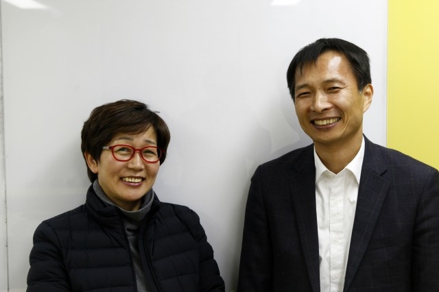 ▲ 왼쪽이 시민방사능감시센터 김혜정 운영위원이고, 오른쪽이 민주사회를위한변호사모임 송기호 국제통상위원회 위원장이다. ⓒ작은것이아름답다(김기돈)